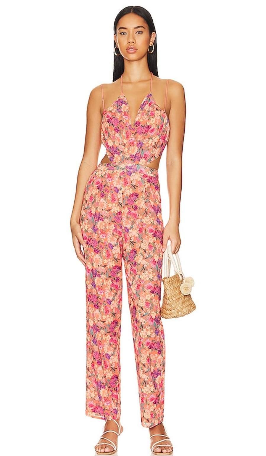 Clothes Lovers and Friends | Makena Jumpsuit Impressionist Floral