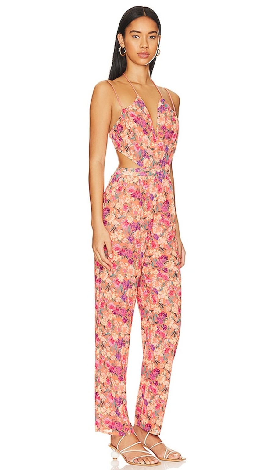 Clothes Lovers and Friends | Makena Jumpsuit Impressionist Floral