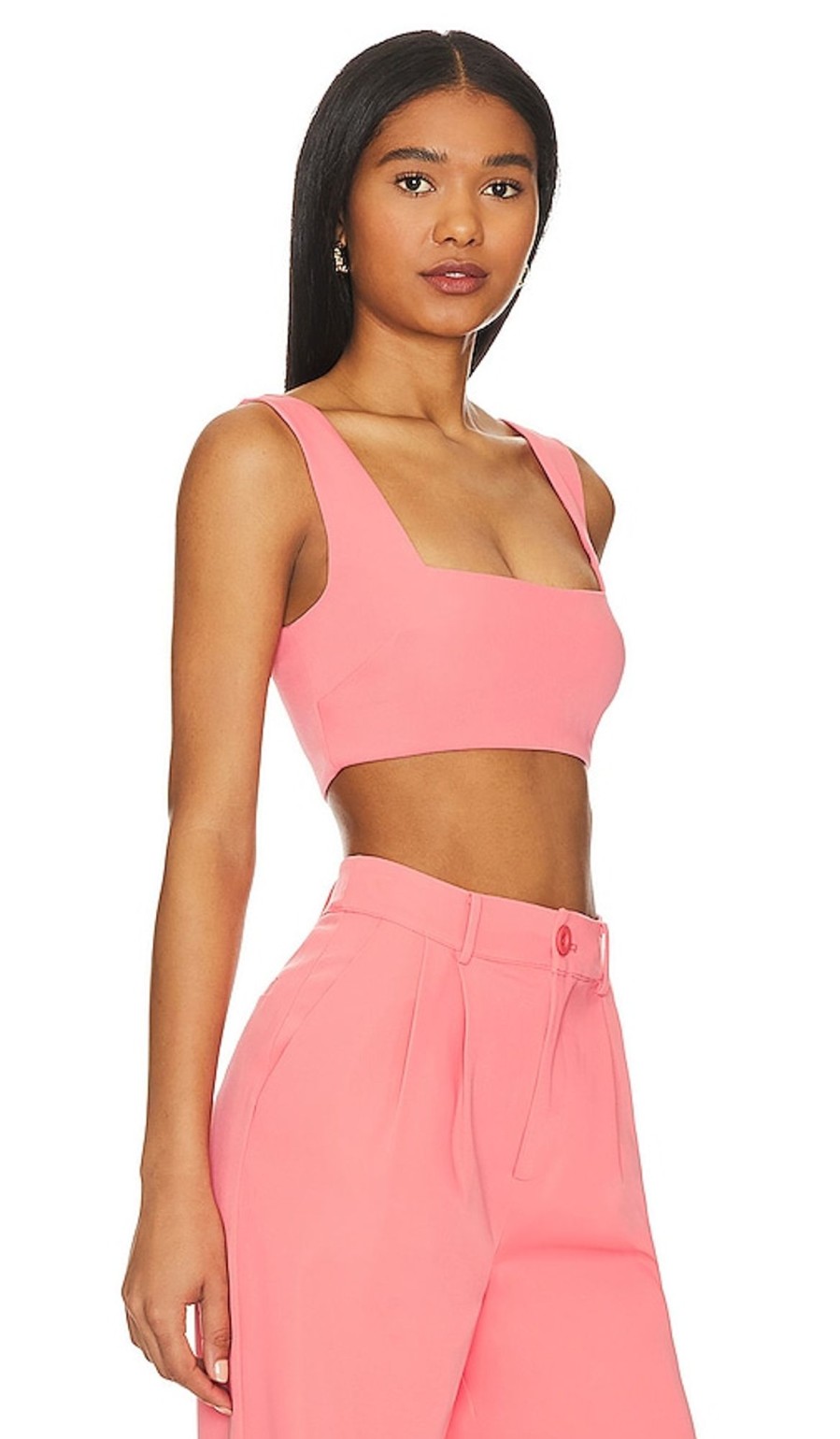 Clothes Lovers and Friends | Sicily Crop Top Coral Pink