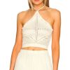 Clothes Lovers and Friends | Astoria Crochet Halter Top Ivory