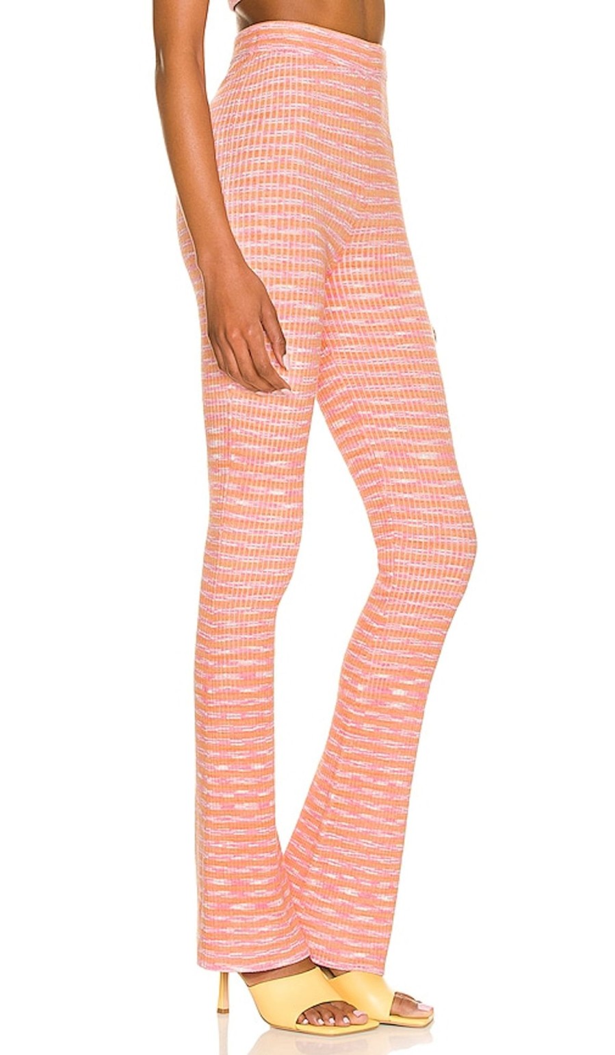 Clothes Lovers and Friends | Mara Knit Pants Pink Spacedye