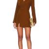 Clothes Lovers and Friends | Christelle Mini Dress Mocha Brown