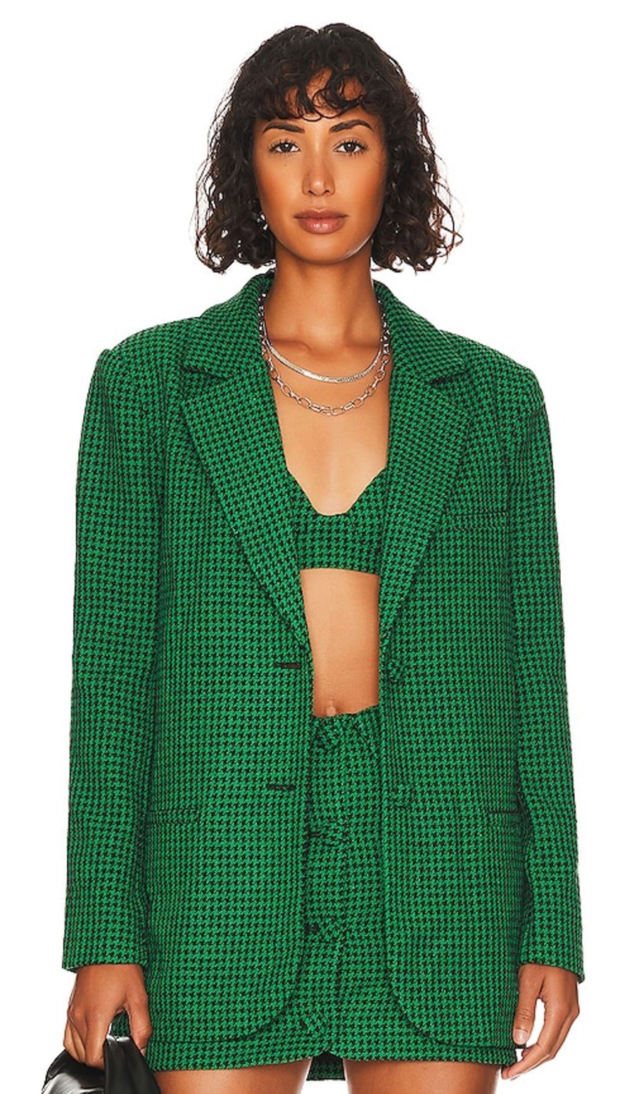 Clothes Lovers and Friends | Avery Blazer Green & Black