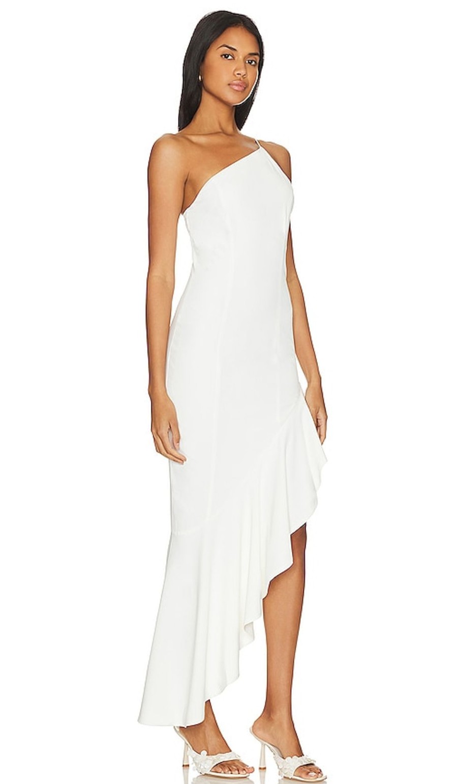 Clothes Lovers and Friends | Imani Asymmetrical Dress Opal White