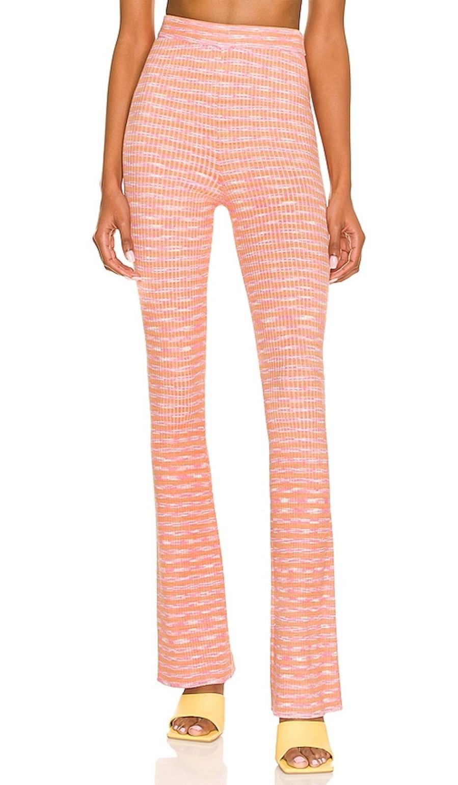 Clothes Lovers and Friends | Mara Knit Pants Pink Spacedye