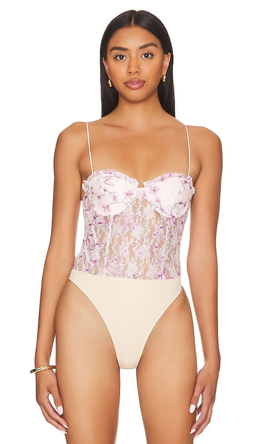 Clothes Lovers and Friends | Kenzie Bodysuit Pink Floral Multi