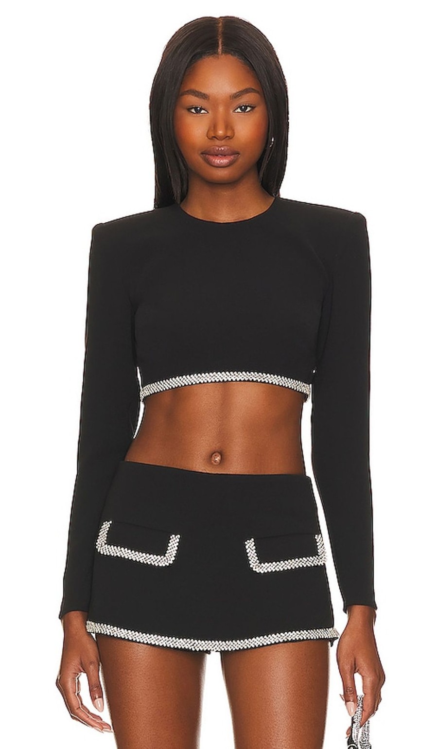 Clothes Lovers and Friends | X Rachel Cosette Crop Top Black