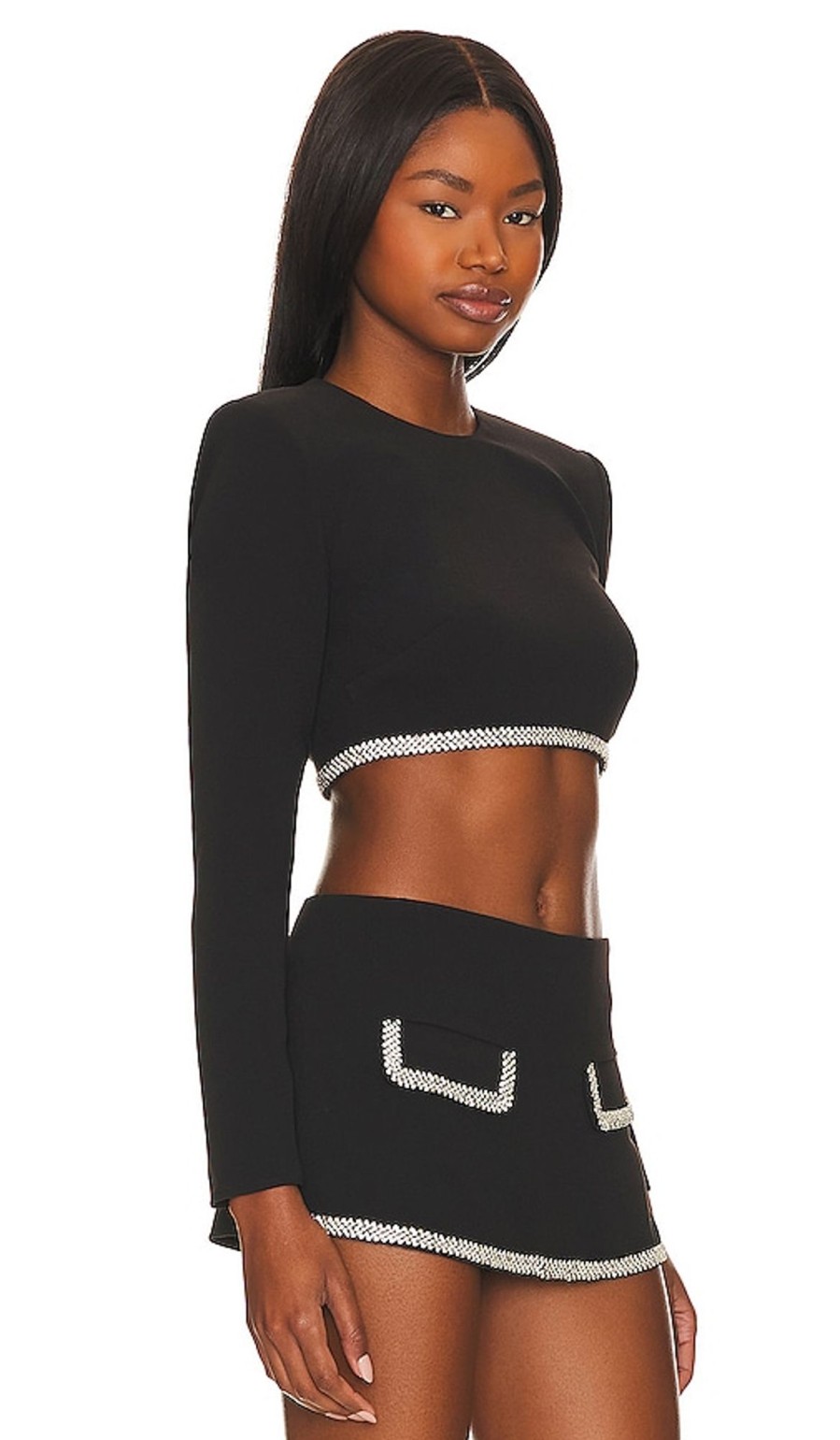 Clothes Lovers and Friends | X Rachel Cosette Crop Top Black