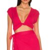 Clothes Lovers and Friends | Basia Twist Top Deep Magenta