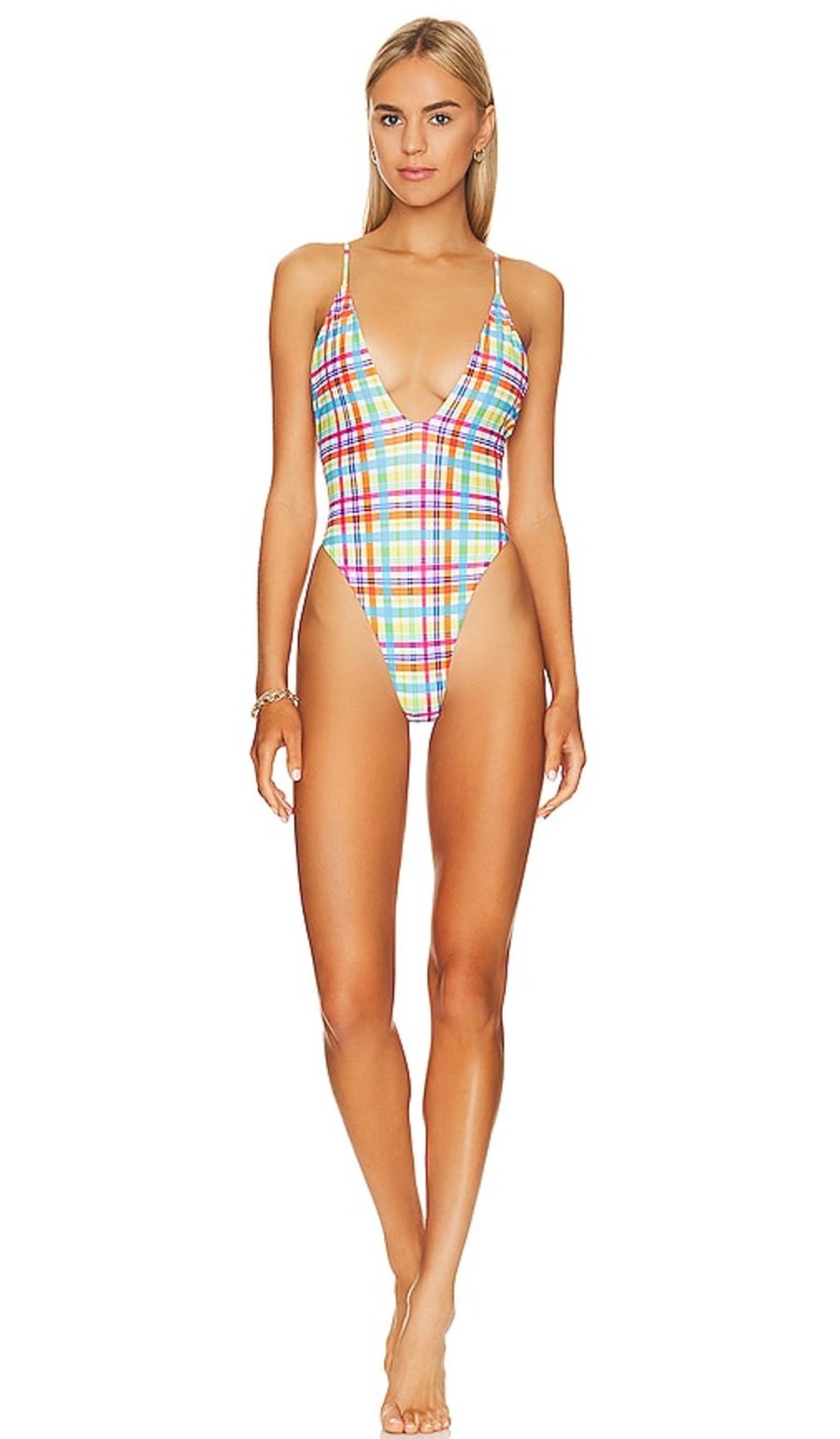 Clothes Lovers and Friends | Spunky One Piece Multi Vibe Plaid