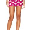 Clothes Lovers and Friends | Delilah Wildflower Crochet Mini Skirt Hot Pink & Lime