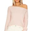 Clothes Lovers and Friends | Lovers + Friends Alayah Off Shoulder Sweater Soft Pink