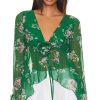 Clothes Lovers and Friends | X Rachel Kiernan Top Green Floral