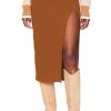 Clothes Lovers and Friends | Liv Midi Skirt Latte Brown