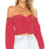 Clothes Lovers and Friends | Arianna Top Red & White Dot