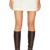 Clothes Lovers and Friends | Cable Knit Mini Skirt Ivory