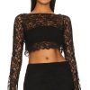 Clothes Lovers and Friends | Gracia Crop Top Black