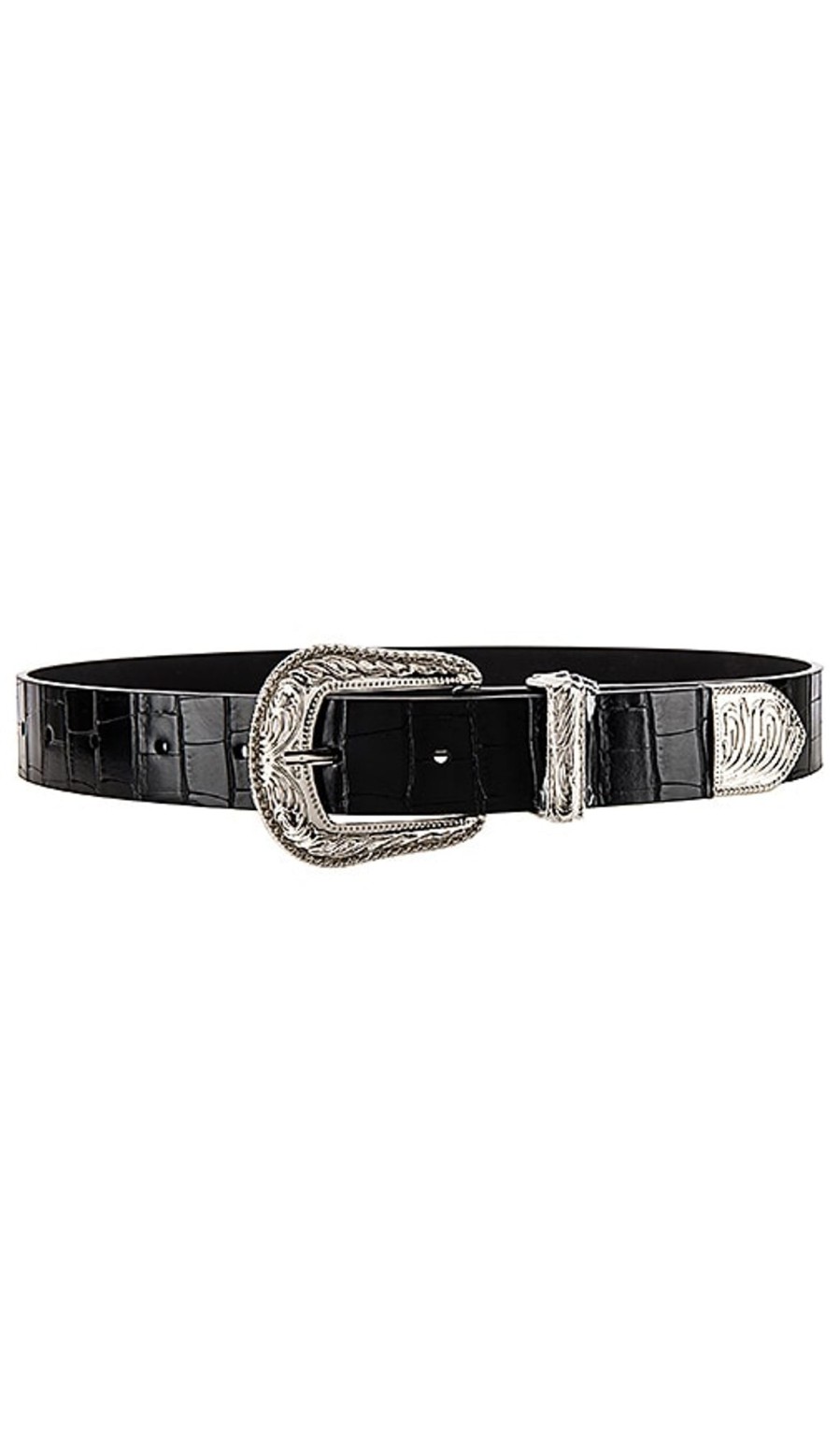 Accessories Lovers and Friends | Venom Croco Belt Black