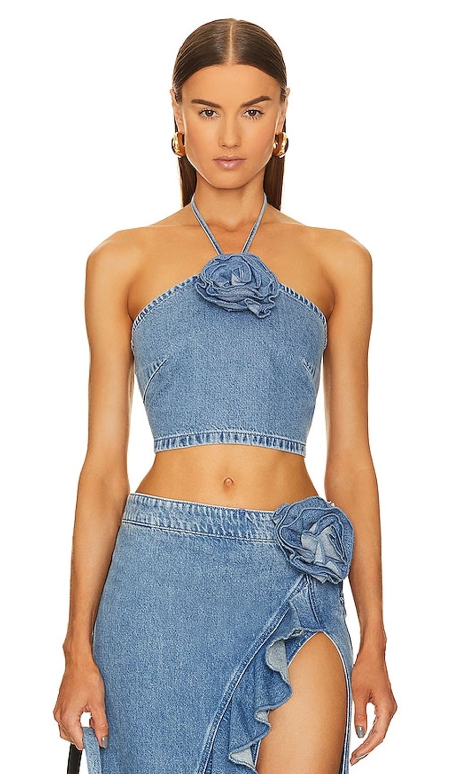 Clothes Lovers and Friends | Rosalie Halter Top Rose Bowl