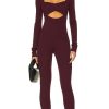 Clothes Lovers and Friends | Tanya Jumpsuit Midnight Burgundy