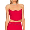 Clothes Lovers and Friends | Catalina Bustier Top Cherry Red