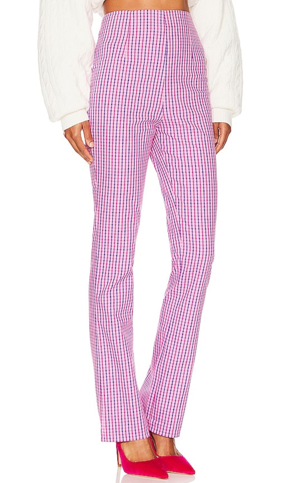 Clothes Lovers and Friends | Torrance Pant Pink Plaid Multi