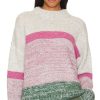 Clothes Lovers and Friends | Jaden Colorblock Sweater Pink & Green Multi