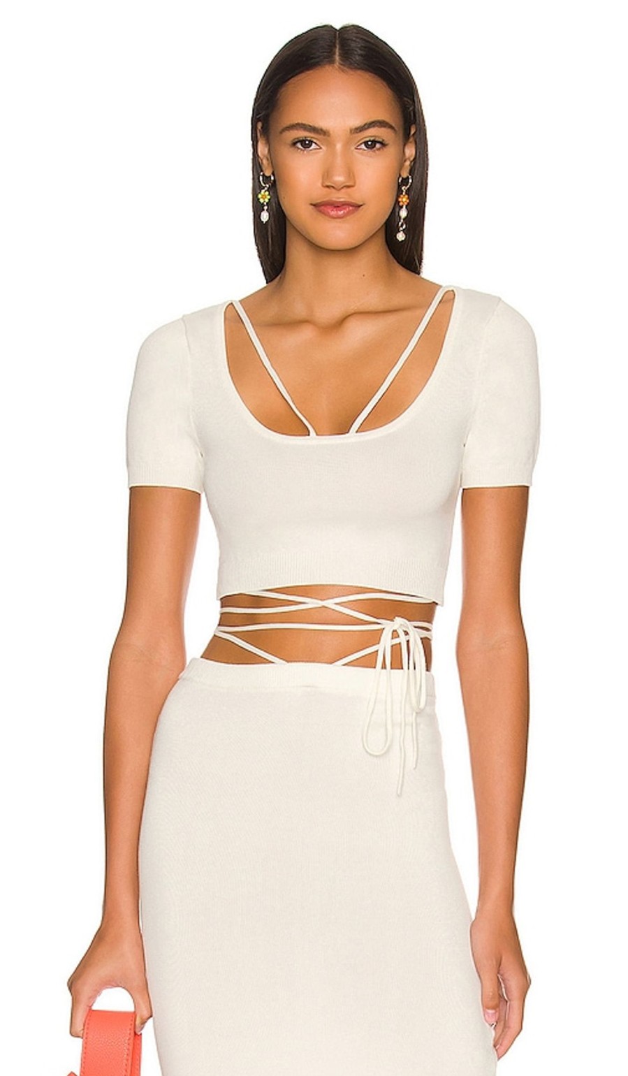 Clothes Lovers and Friends | Baylor Scoop Neck Top White