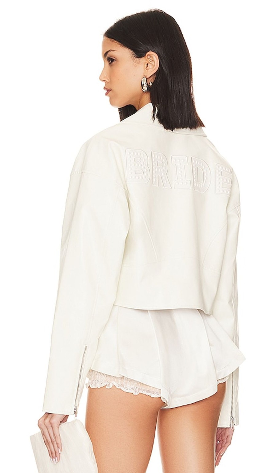 Clothes Lovers and Friends | Bride Moto Jacket Bright White