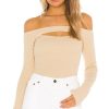 Clothes Lovers and Friends | Cut Out Off Shoulder Top Nude