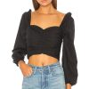 Clothes Lovers and Friends | Octavia Crop Top Black