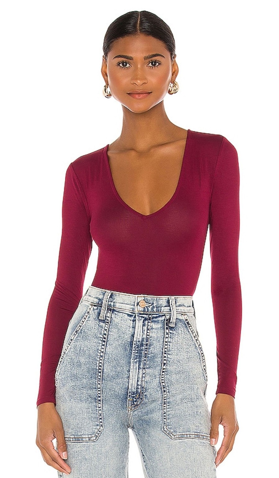 Clothes Lovers and Friends | Akron Bodysuit Burgundy