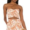 Clothes Lovers and Friends | Kacey Top Caramel Brown Floral