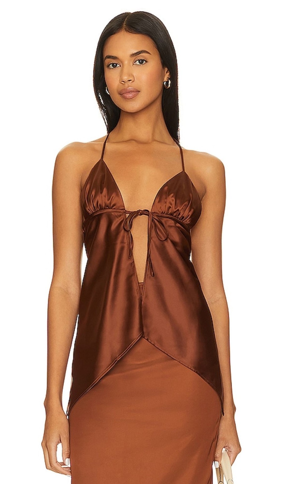 Clothes Lovers and Friends | Ivy Top Chocolate Brown