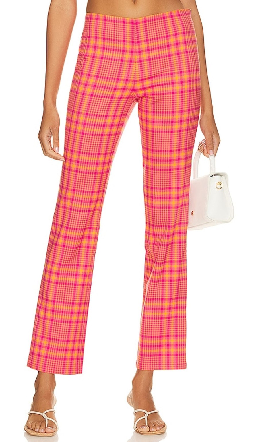 Clothes Lovers and Friends | Rodeo Pant Pink & Orange Plaid