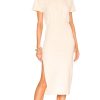 Clothes Lovers and Friends | Easy Ruched Midi Dress Ivory