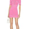 Clothes Lovers and Friends | Pearl Mini Dress Pink & White