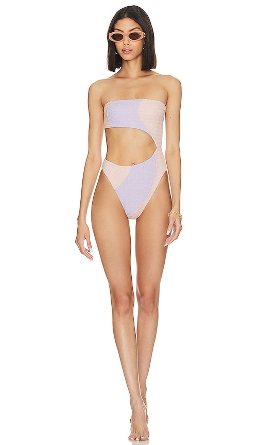 Clothes Lovers and Friends | Wavy Baby One Piece Pink & Lilac