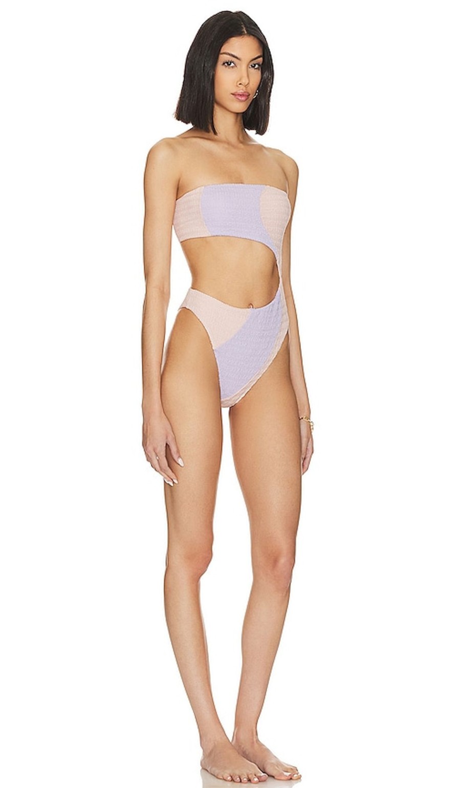 Clothes Lovers and Friends | Wavy Baby One Piece Pink & Lilac