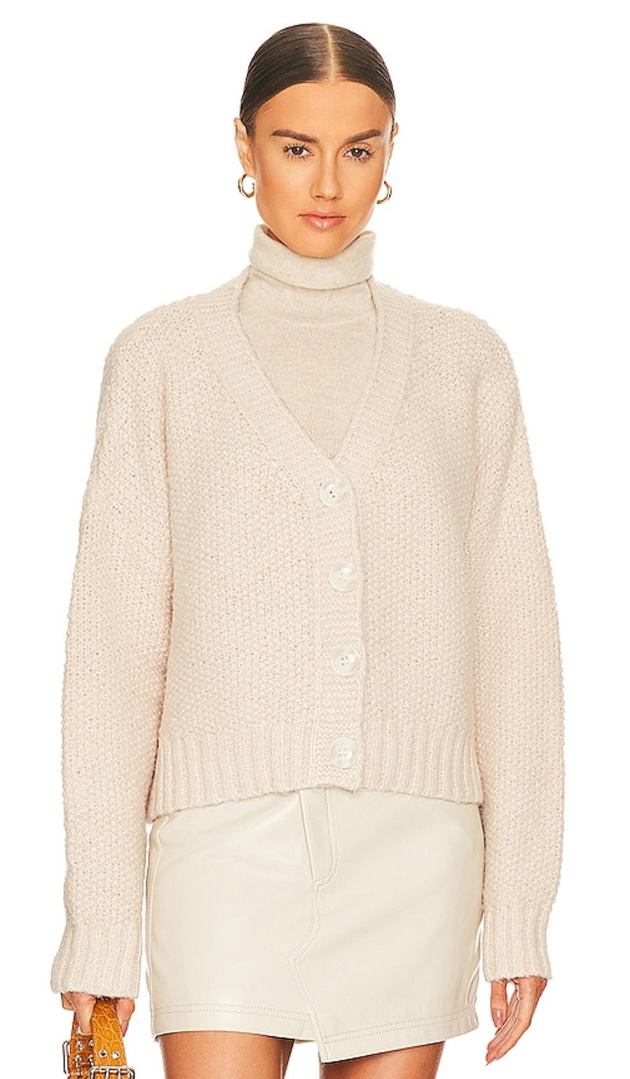 Clothes Lovers and Friends | Lili Button Front Cardigan Nude