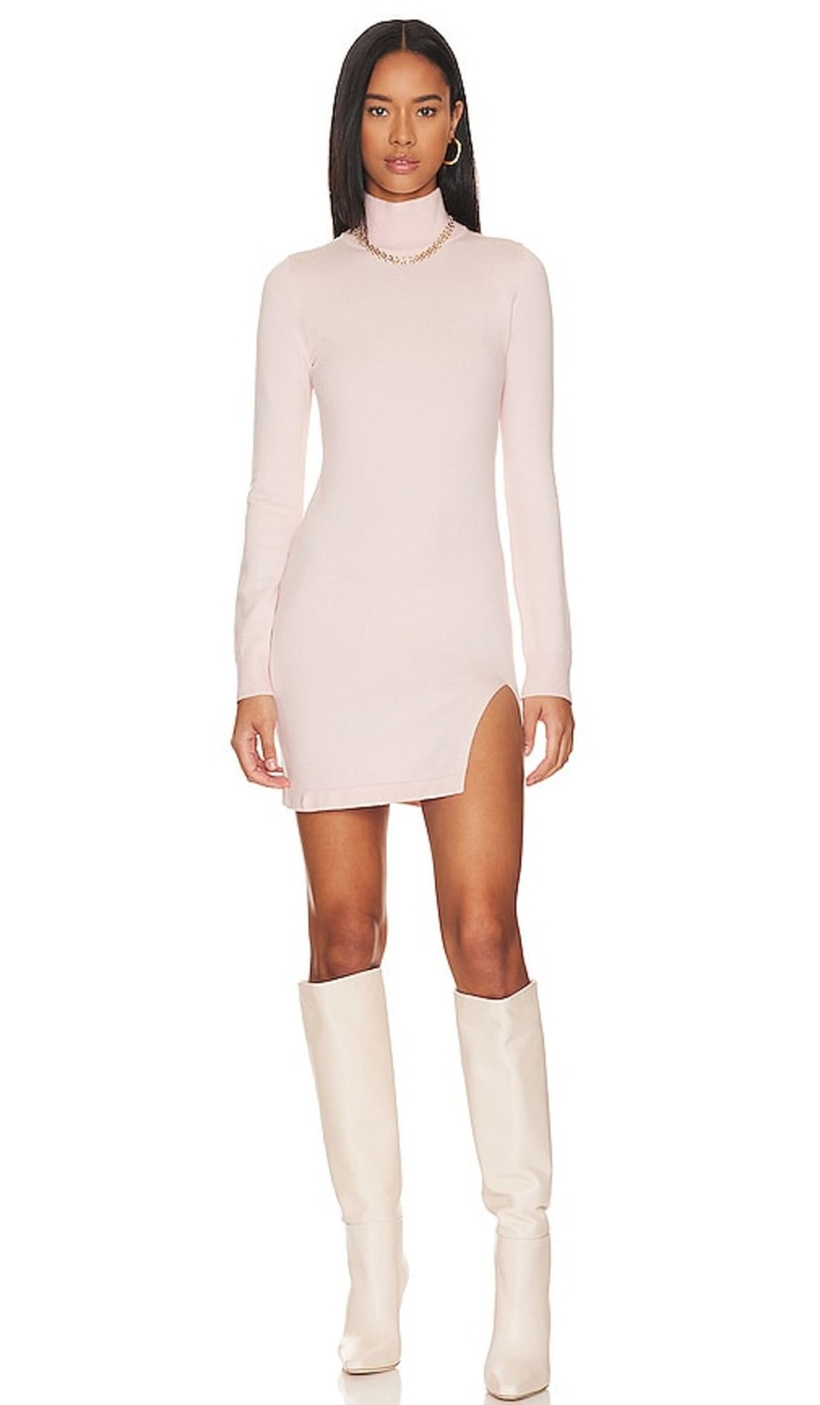 Clothes Lovers and Friends | Tamarin Sweater Dress Baby Pink