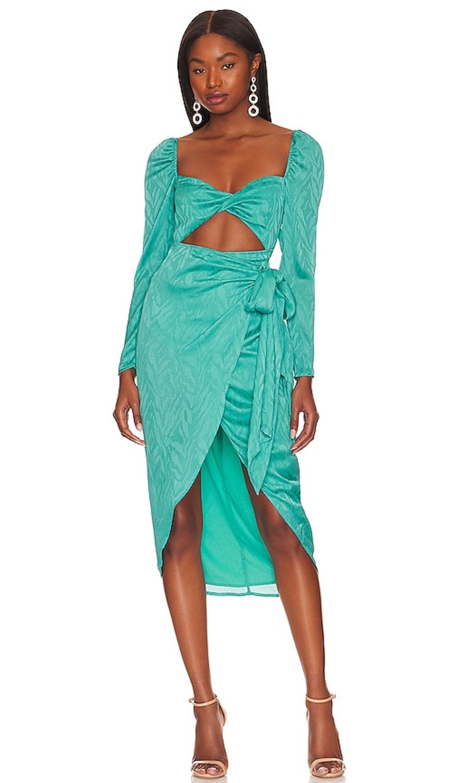 Clothes Lovers and Friends | Campbell Midi Dress Aqua Blue