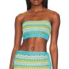 Clothes Lovers and Friends | Over The Rainbow Crop Green & Blue Multi