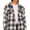 Clothes Lovers and Friends | Harlow Flannel Shacket Black & White