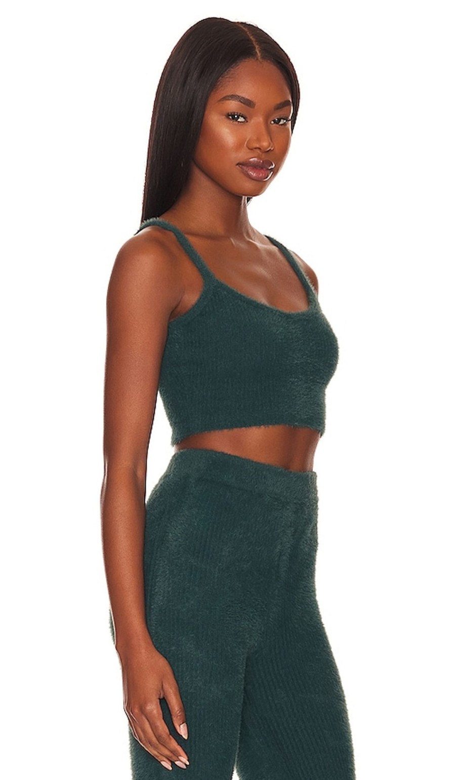 Clothes Lovers and Friends | Ellena Cropped Tank Dark Teal