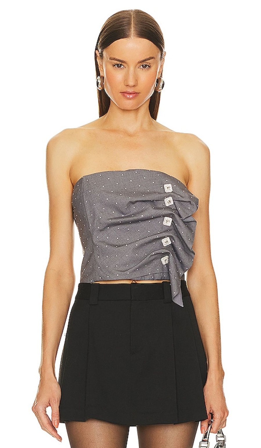 Clothes Lovers and Friends | X Bridget Amory Top Grey