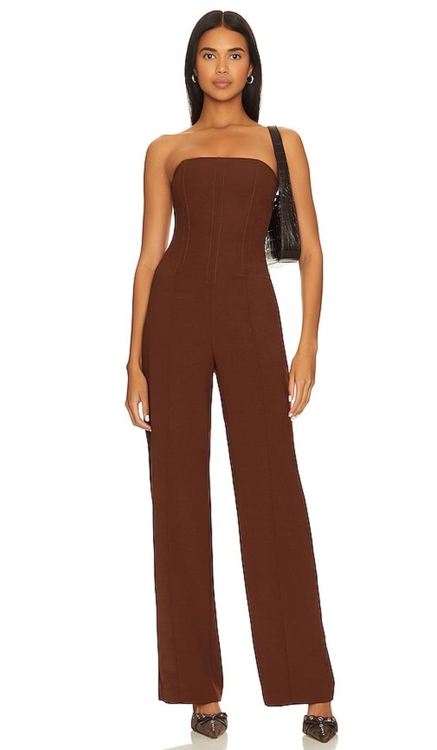 Clothes Lovers and Friends | Abby Jumpsuit Chocolate Brown