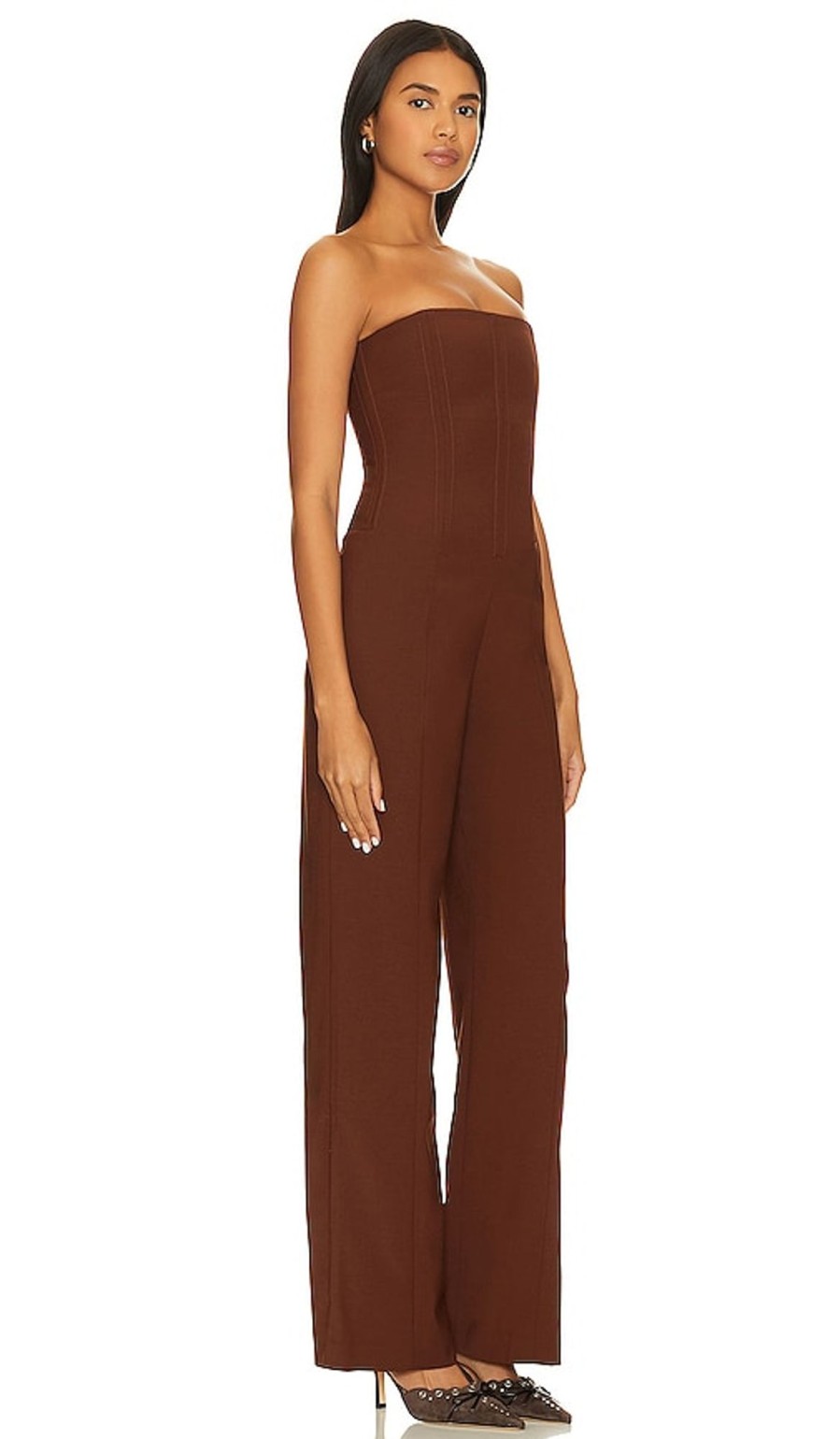 Clothes Lovers and Friends | Abby Jumpsuit Chocolate Brown