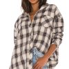 Clothes Lovers and Friends | Gela Oversized Top Nude Plaid