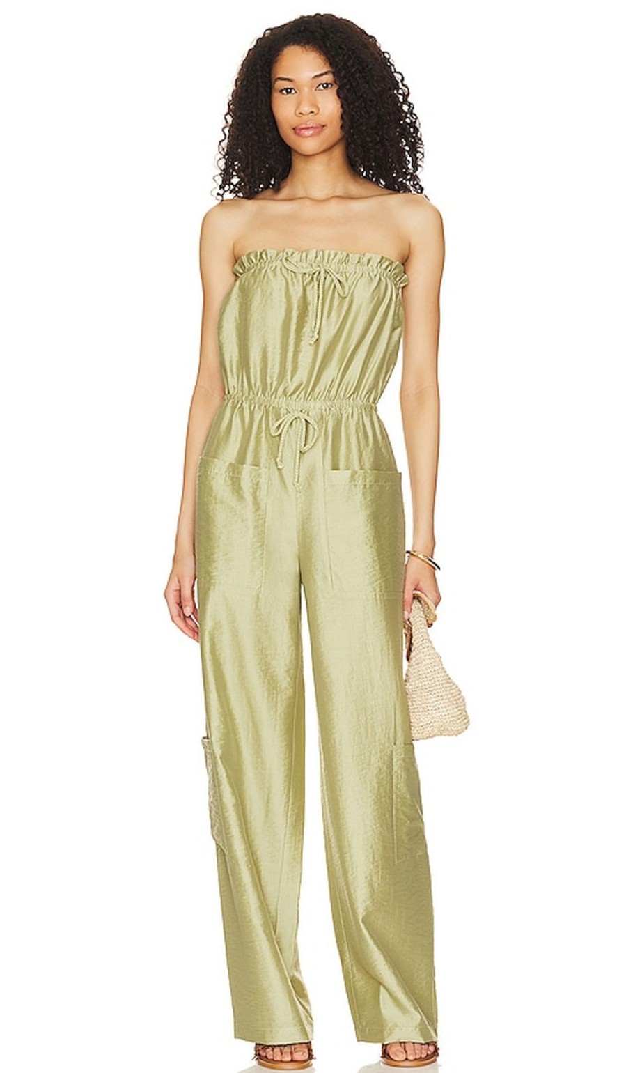 Clothes Lovers and Friends | Brynn Jumpsuit Sage Green